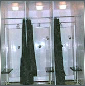 12 Stall Shower Trailer Interior