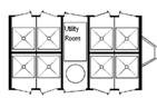 8 Stall Shower Trailer layout