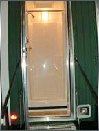 8 Stall Shower Trailer Interior